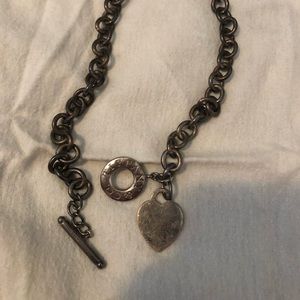 Tiffany & Co Heart Tag Toggle Necklace